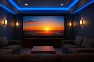 Read more about the article Brighten Up Your Movie Nights: Home Theater Lighting Tips