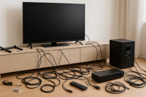 Read more about the article Common Mistakes to Avoid When Installing Your Home Entertainment System