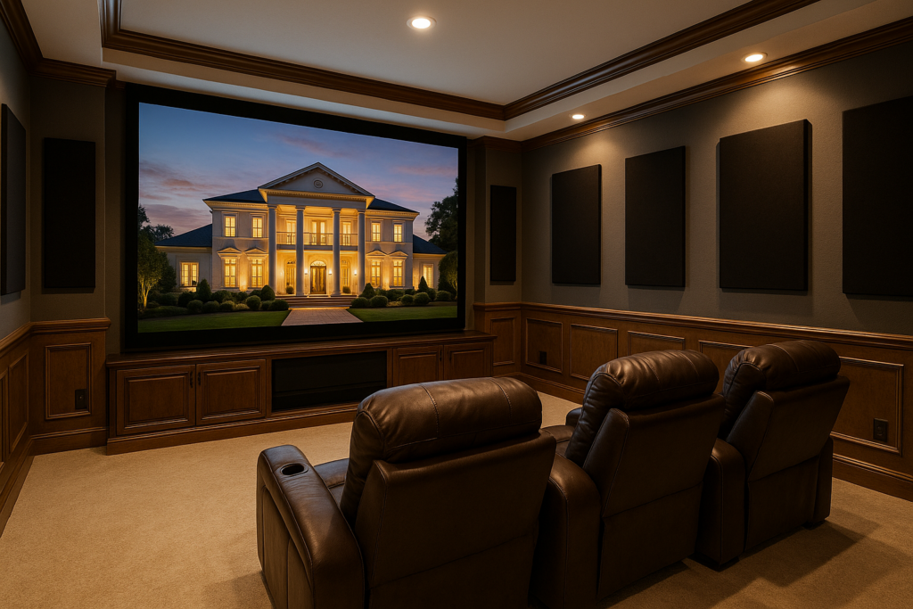 Read more about the article How Residential Theater Installation Boosts Home Value